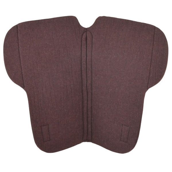 050-EK5-C1W Tucker Apex Full Skirt 100% Wool Trail Saddle Pad 28x34 - Brown