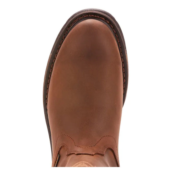 10001198 Ariat Men's WorkHog Waterproof Work Boot - Oily Distressed Brown