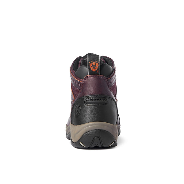 10004138 Ariat Womens Terrain Shoe Lace Up Boot - Cordovan