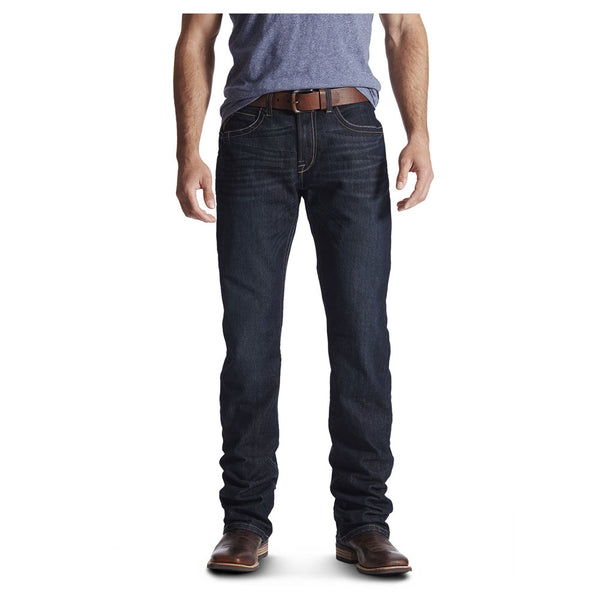 10016220 Ariat Men's Rebar M4 Relaxed DuraStretch Edge Boot Cut Jean - Bodie