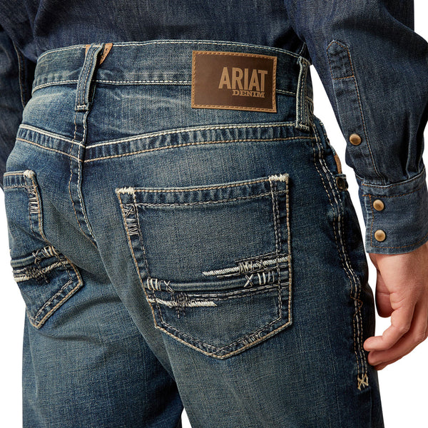 10030275 Ariat Men's M5 Adkins Slim Fit Straight Leg Jean - Lennox