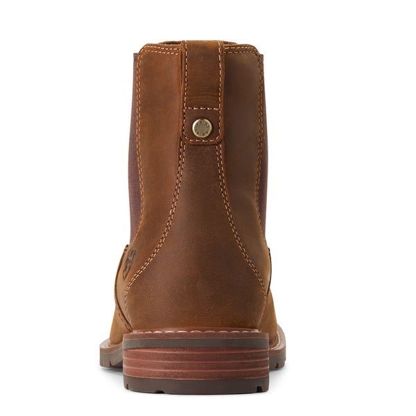 10033941 Ariat Women's Wexford Waterproof Chelsea Boot - Weathered Brown