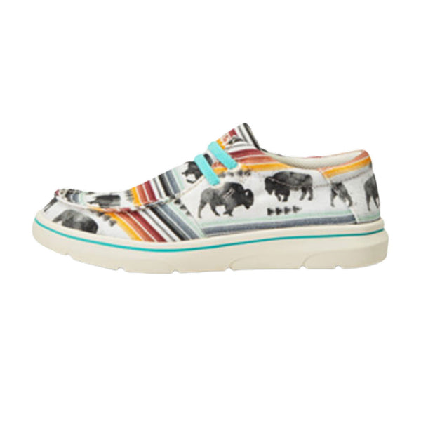 10040248 Ariat Youth Hilo Shoe - Buffalo Print