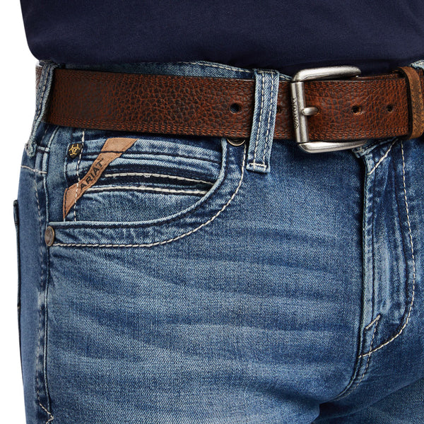 10042206 Ariat Men's M7 Wessley Slim Fit Straight Leg Jeans - Gaviota