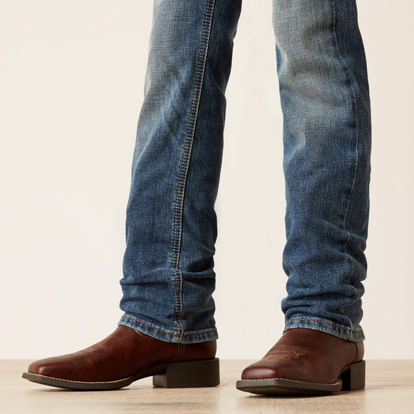 10045383 Ariat Boys B5 Paul Slim Fit Stackable Straight Leg Jean- Nelson