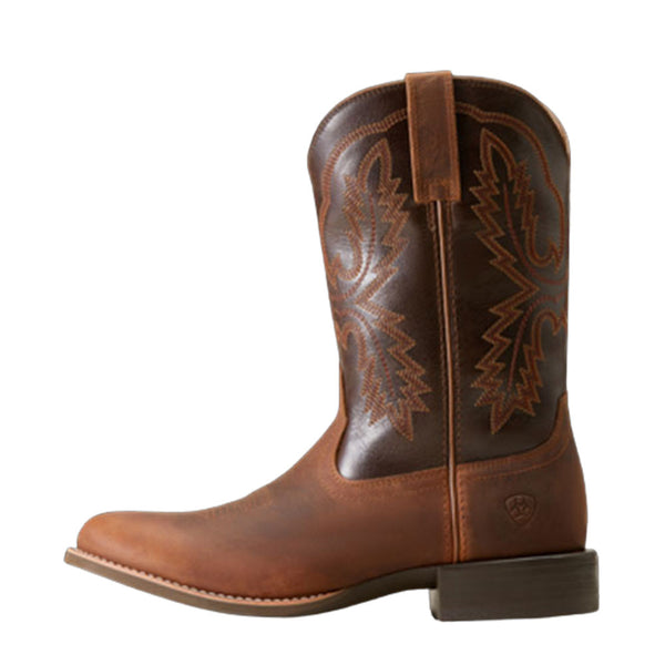 10046871 Ariat Men's Sport Stratten Western Boot - Sorrel Crunch