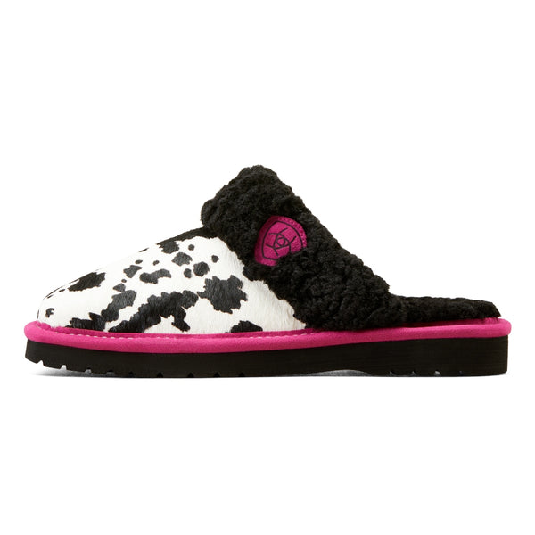 AR2830 Ariat Women's Jackie Square Toe Slipper - Pink Pony Print