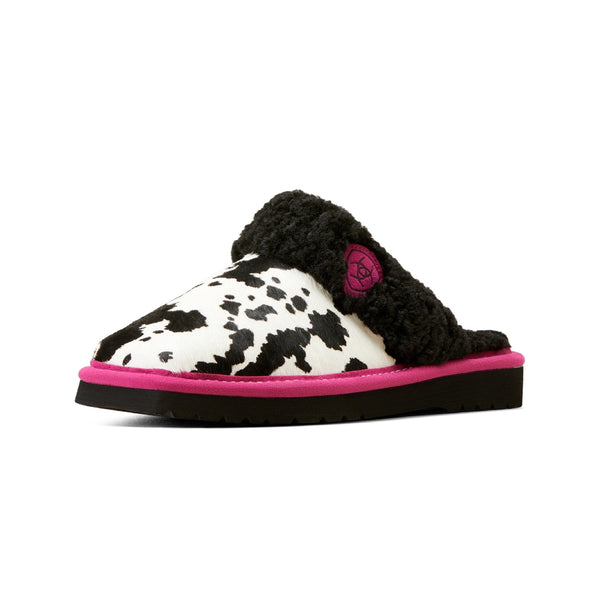 AR2830 Ariat Women's Jackie Square Toe Slipper - Pink Pony Print