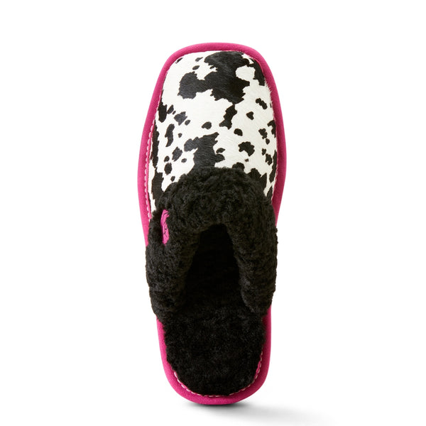 AR2830 Ariat Women's Jackie Square Toe Slipper - Pink Pony Print