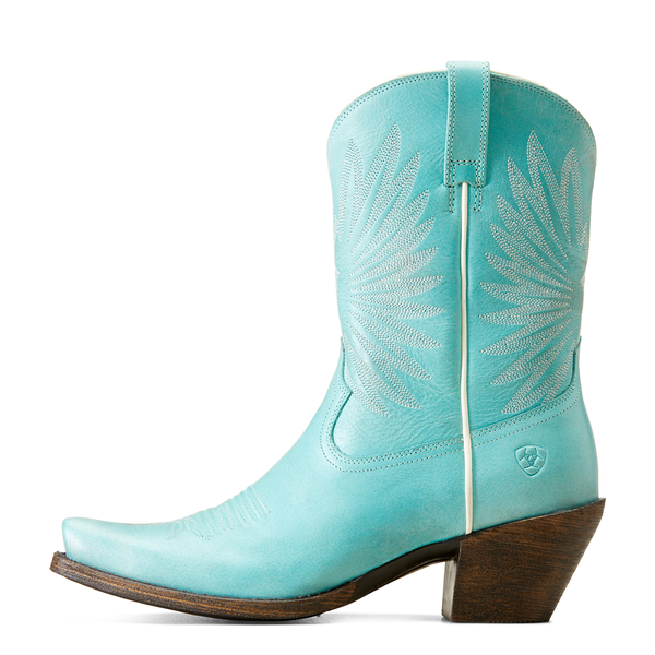 10048184 Ariat Women's Goldie Snip Toe Cowboy Boot - Miami Shore