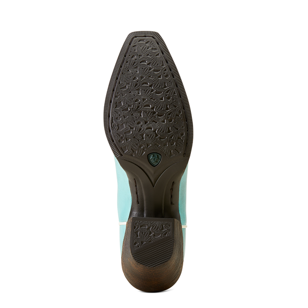 10048184 Ariat Women's Goldie Snip Toe Cowboy Boot - Miami Shore