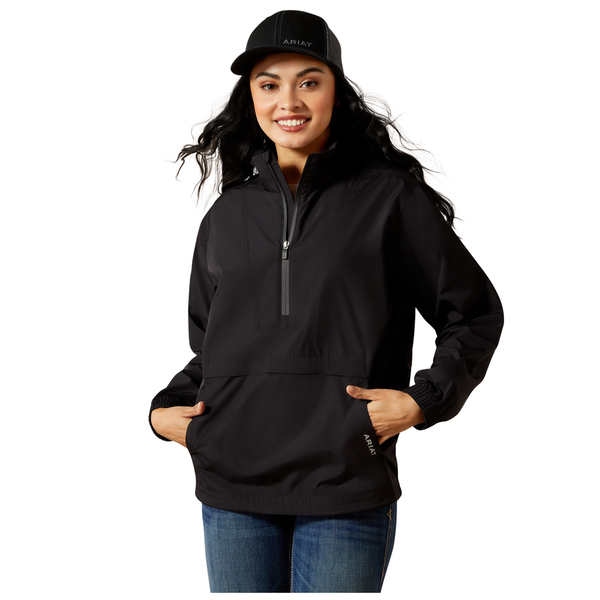 10054847 Ariat Women's Whisper Pullover Jacket - Black