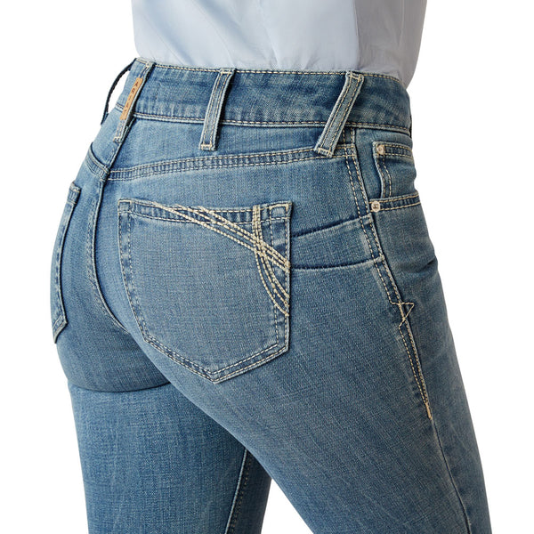 10058919 Ariat Women's Perfect Rise Naz Boot Cut Jeans - Crete