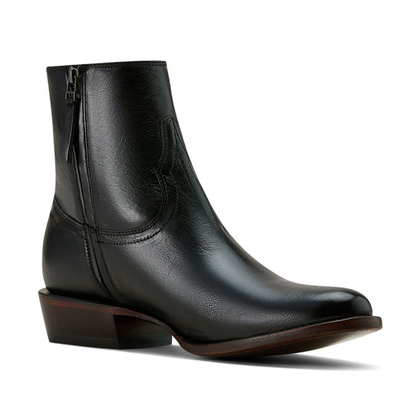 10061153 Ariat Men's Barrett Short Western Boot - Inkwell Black