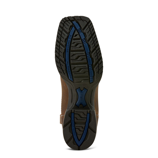 10061232 Ariat Men's Hybrid Ranchwork Waterproof Cowboy Boot - Tavern Taupe