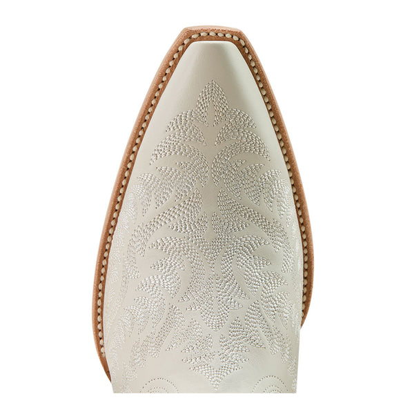 10061247 Ariat Women's Cate Western Zippered Boot - White Quartz