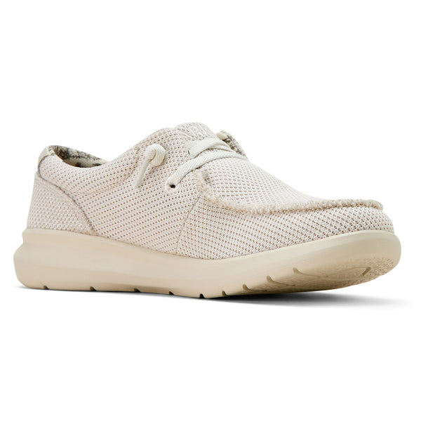 10061254 Ariat Women's Hilo Shoe - Cream Mesh