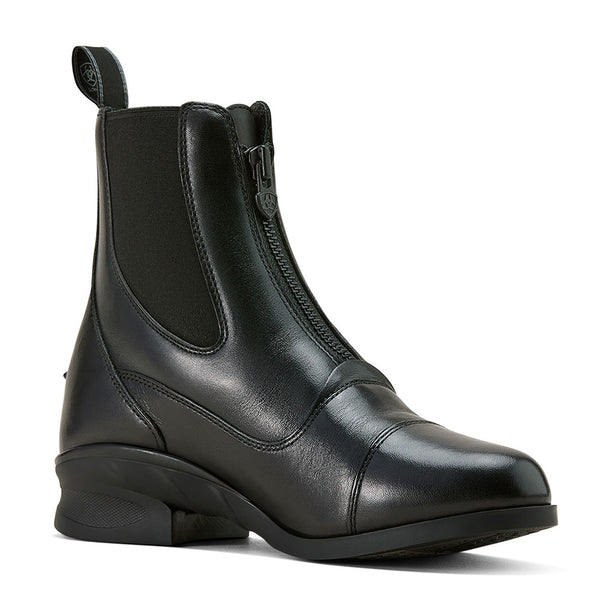 10061297 Ariat Women's Heritage Zip Paddock Boot - Black