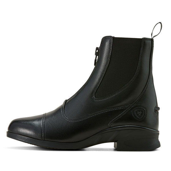 10061297 Ariat Women's Heritage Zip Paddock Boot - Black