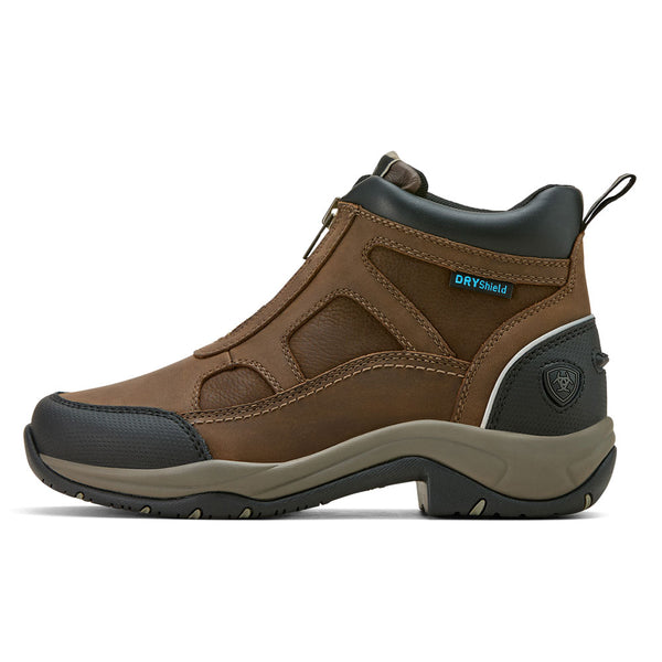 10061300 Ariat Women's Terrain Zip Waterproof Boot - Palm Brown