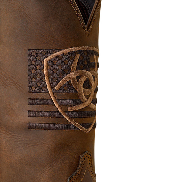 10061326 Ariat Men's Sport Freedom Cowboy Boot - Distressed Brown