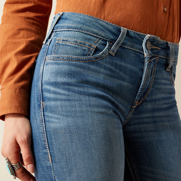 10061726 Ariat Women's Perfect Rise Isabelle Wide Trouser Jeans - Albuquerque