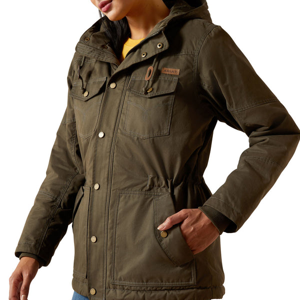 10062344 Ariat Women's Grizzly 2.0 Parka - Earth