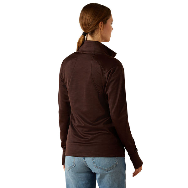 10062369 Ariat Women's Team EQ 1/2 Zip Pullover - Java