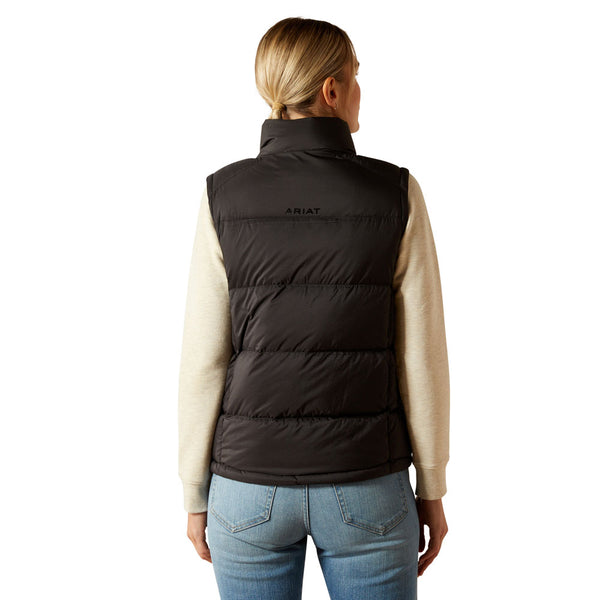 10062383 Ariat Women's UltraPuff Down Vest - Black