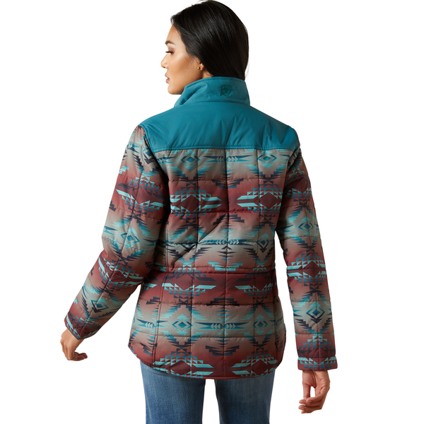 10062549 Ariat Women's Crius Insulated Concealed Carry Jacket - Dragonfly/Inez Blanket Print