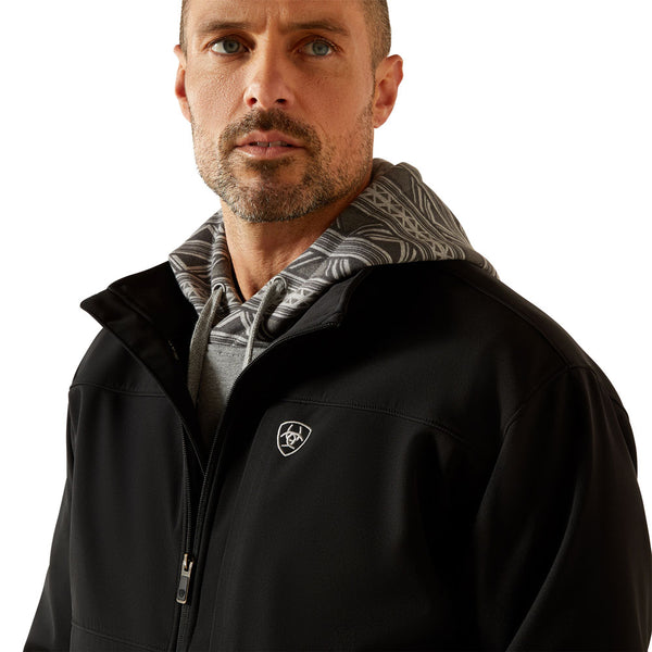 10062596 Ariat Men's Vernon Softshell Jacket - Black