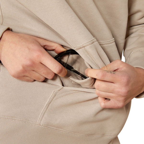 10062653 Ariat Women's Rebar Skill Set 1/2 Zip Hoodie - String