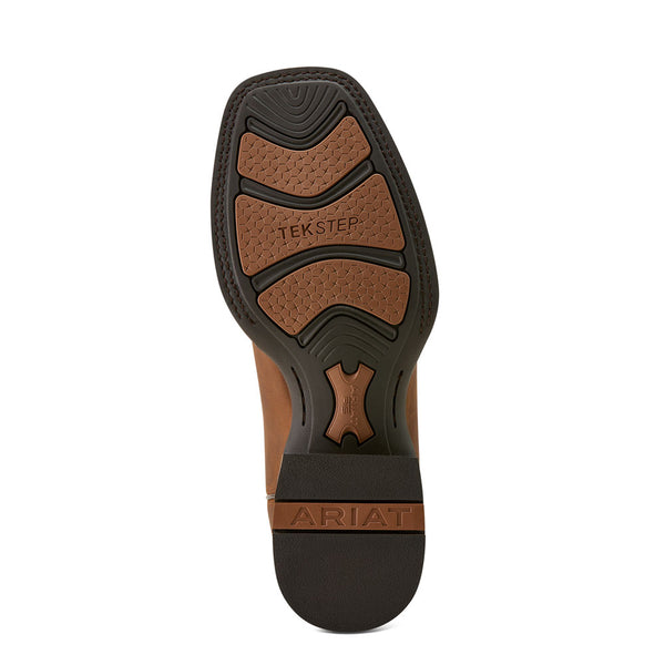 10063869 Ariat Men's Western Big Rig Cowboy Boot - Distressed Brown