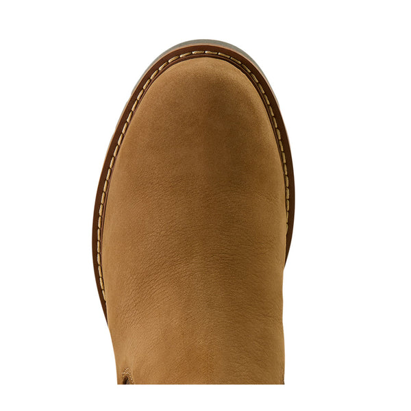 10063876 Ariat Women's Wexford Sherpa Waterproof Chelsea Boot - Amber Brown