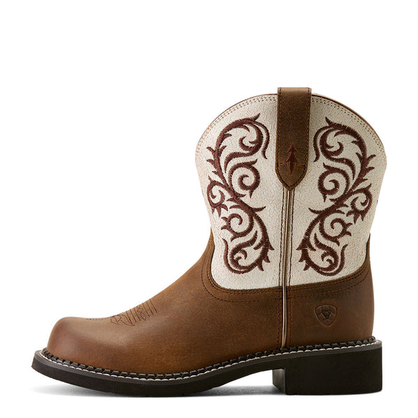 10063976 Ariat Women's Fatbaby Heritage Lilah Western Boot - Chocolate Chip