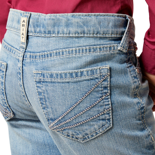 10065917 Ariat Girl's Aisha Boot Cut Jean - Porto