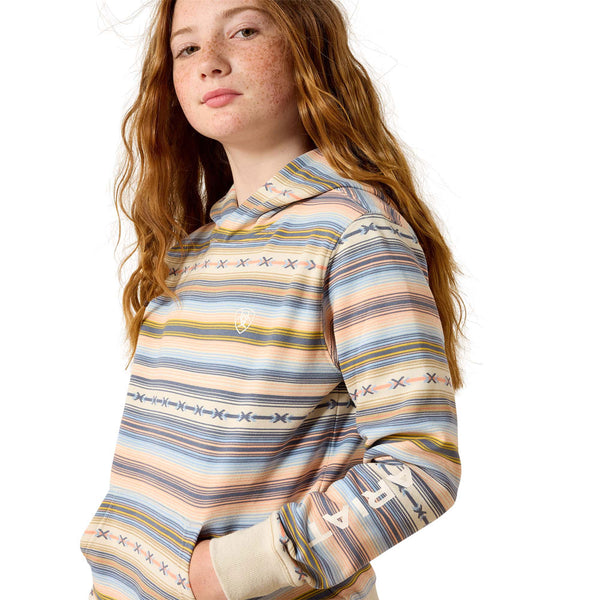 10071275 Ariat Girls 2.0 Hoodie - Multicolor Serape