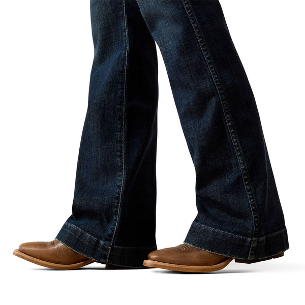 10072965 Ariat Women's High Rise Vivienne Slim Trouser Jeans - Plumas