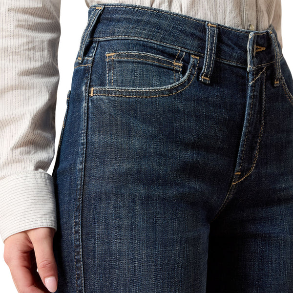 10072965 Ariat Women's High Rise Vivienne Slim Trouser Jeans - Plumas