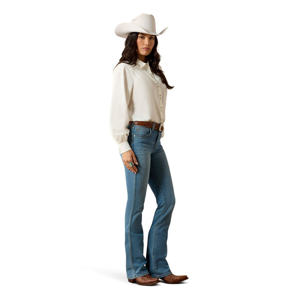 10072978 Ariat Women's High Rise Lorena Boot Cut Jeans - Tennessee