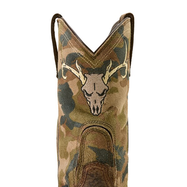 10074211 Ariat Men's Groundbreaker Antler Waterproof Wide Square Toe Work Boot - Bruin Brown