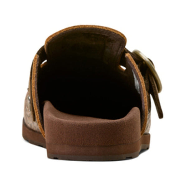 10074266 Ariat Women's Country Mule - Brown Floral Embossed
