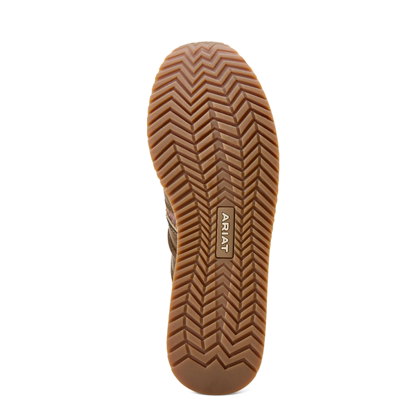 10074394 Ariat Women's Ranch Runner Shoe - Bronzed Leopard