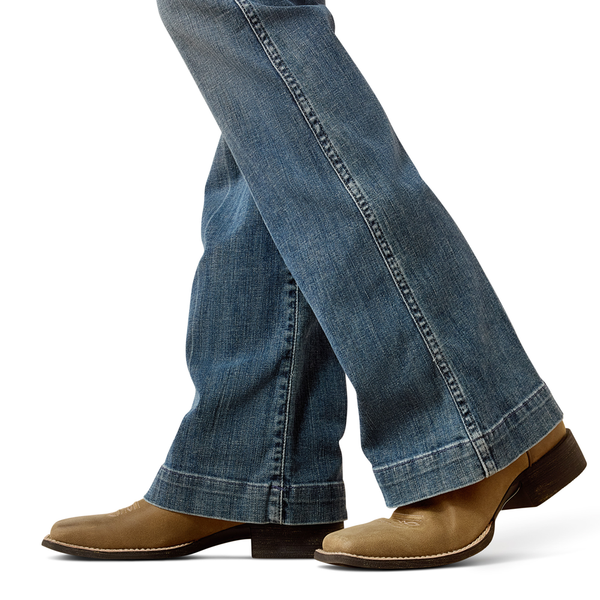 10074827 Ariat Women's High Rise Vera Slim Trouser Jeans - Greyson