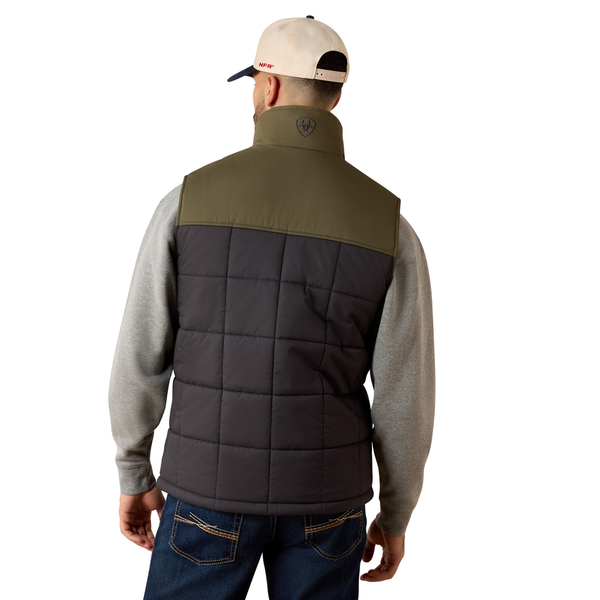 10079293 Ariat Men's Crius Insulated Concealed Carry Vest - Phantom/Grape Leaf