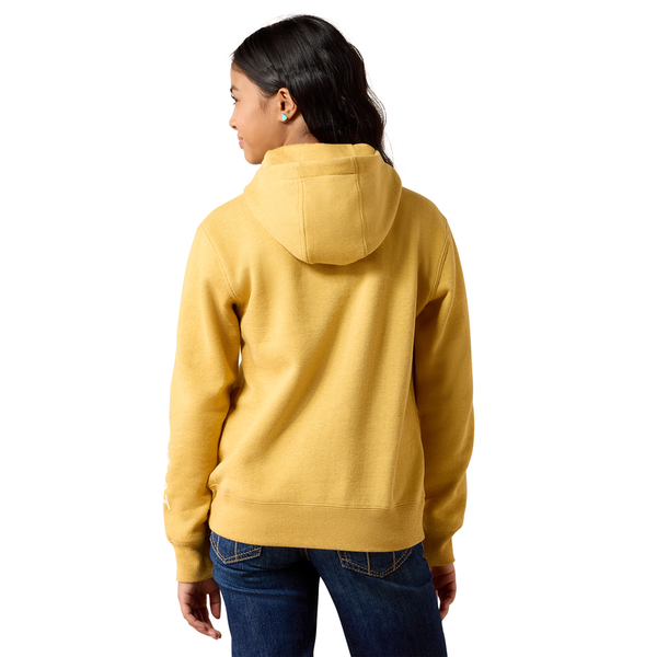 10079391 Ariat Girls' 2.0 Hoodie - Tinsel Heather