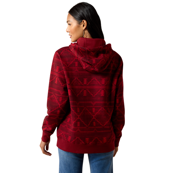 10079449 Ariat Logo 2.0 Printed Hoodie - Rockwell Print