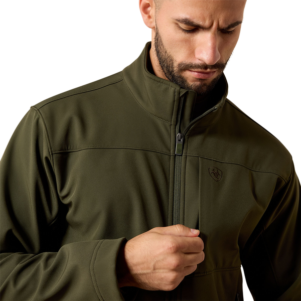 10079626 Ariat Men's Vernon Softshell Jacket - Forest Night
