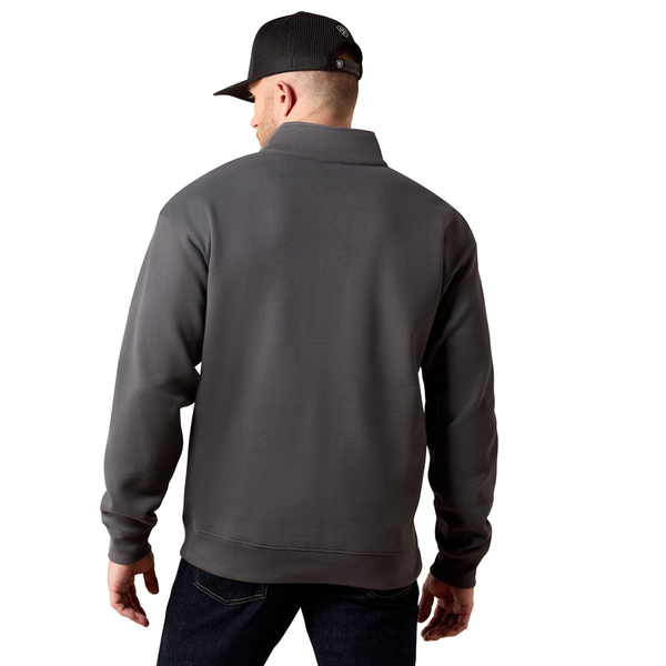 10079647 Ariat Men's Core 1/4 Zip Sweatshirt - Dark Shadow
