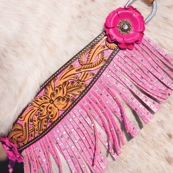 1061-21-S4 Circle Y Malibu Fringed Breast Collar